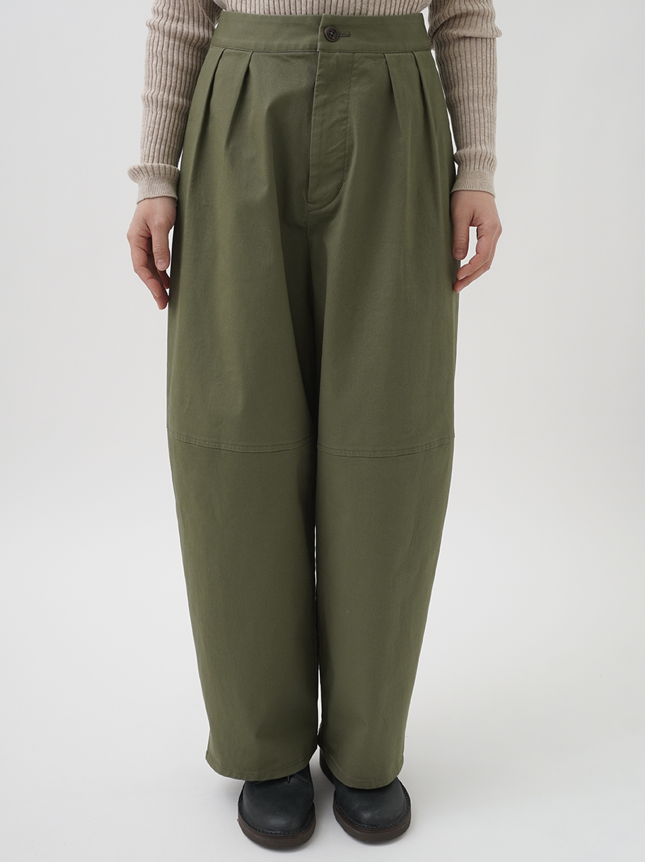 20チノラファーピーチ バルーンパンツ