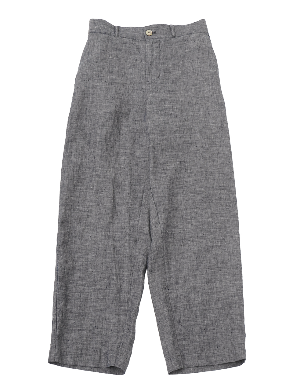 ６０／１リネンデニム　テーパードパンツ