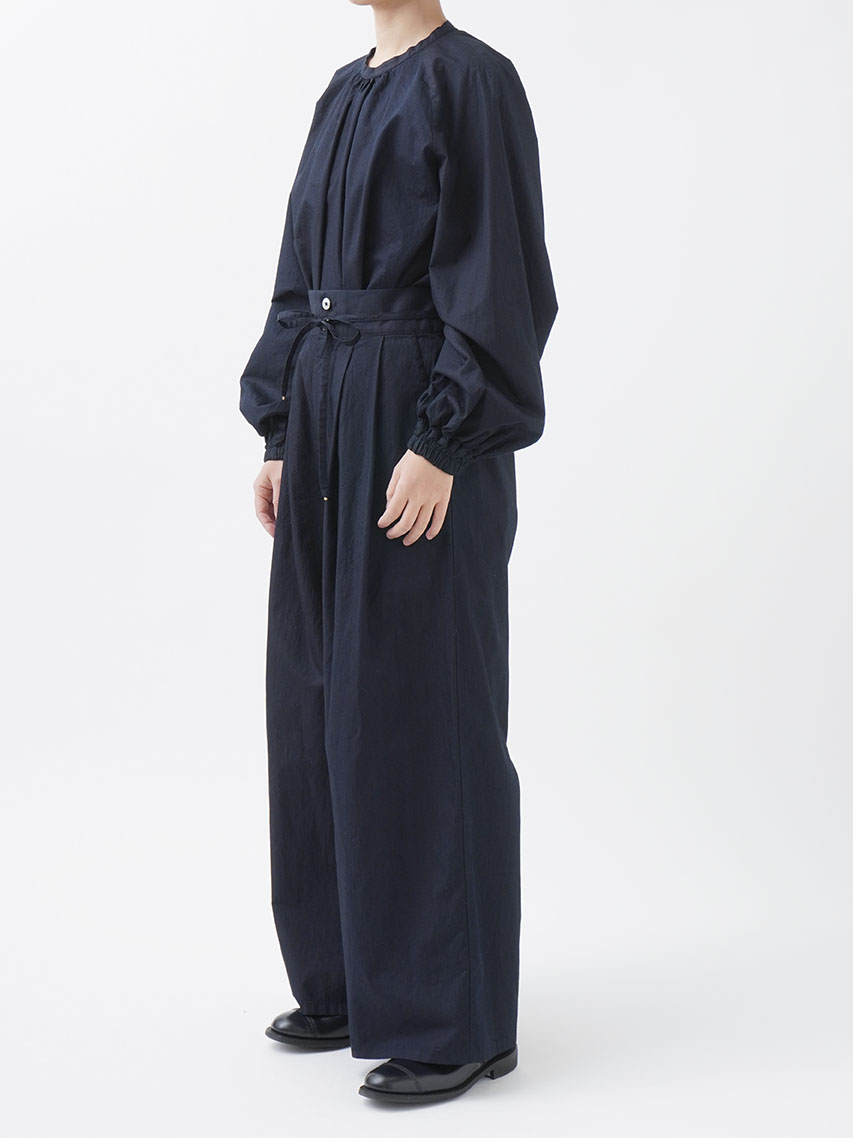 deres ブラウス deres/ half sleeve blouse(chocolate)