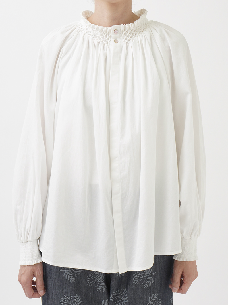 【mollyboo様】【OHGA 】♡スズラン ブラウス ♡ブルー グレー美品 trim_ofalv_itemd673e7bab9d211e