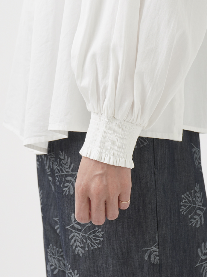 FITH スラブヤーン 襟付き スモッキング 長袖 ブラウス 140 FITH スラブヤーン 襟付き スモッキング 長袖 ブラウス 140 楽天