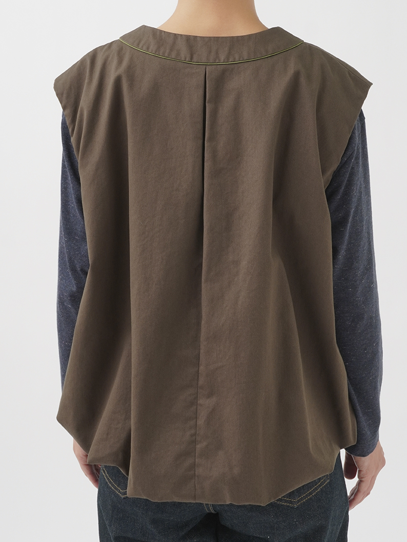 pelleq ブラウン ダブルブレスト ロングベスト36 Max Mara Bormida ダブルブレスト ベスト | ブラウン | FARFETCH JP