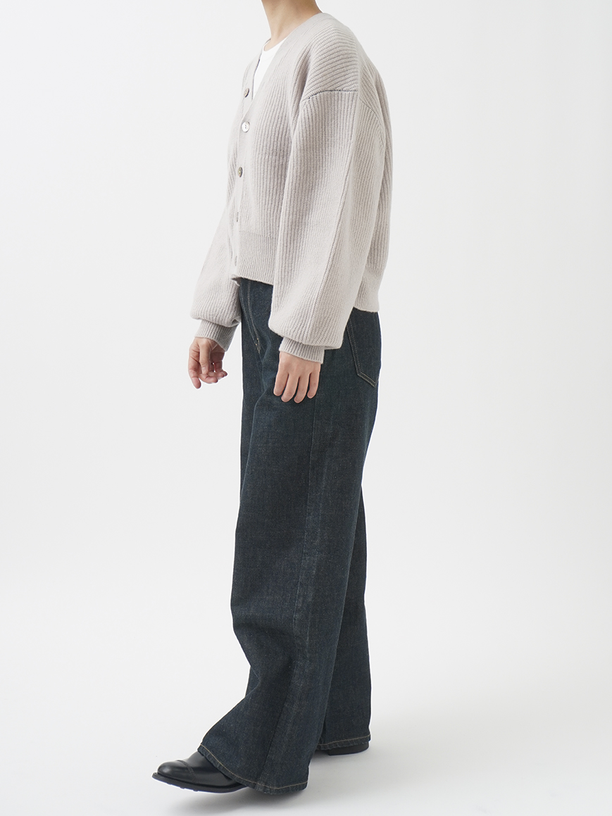 9Gメリノウール ワイドスリーブカーディガン
