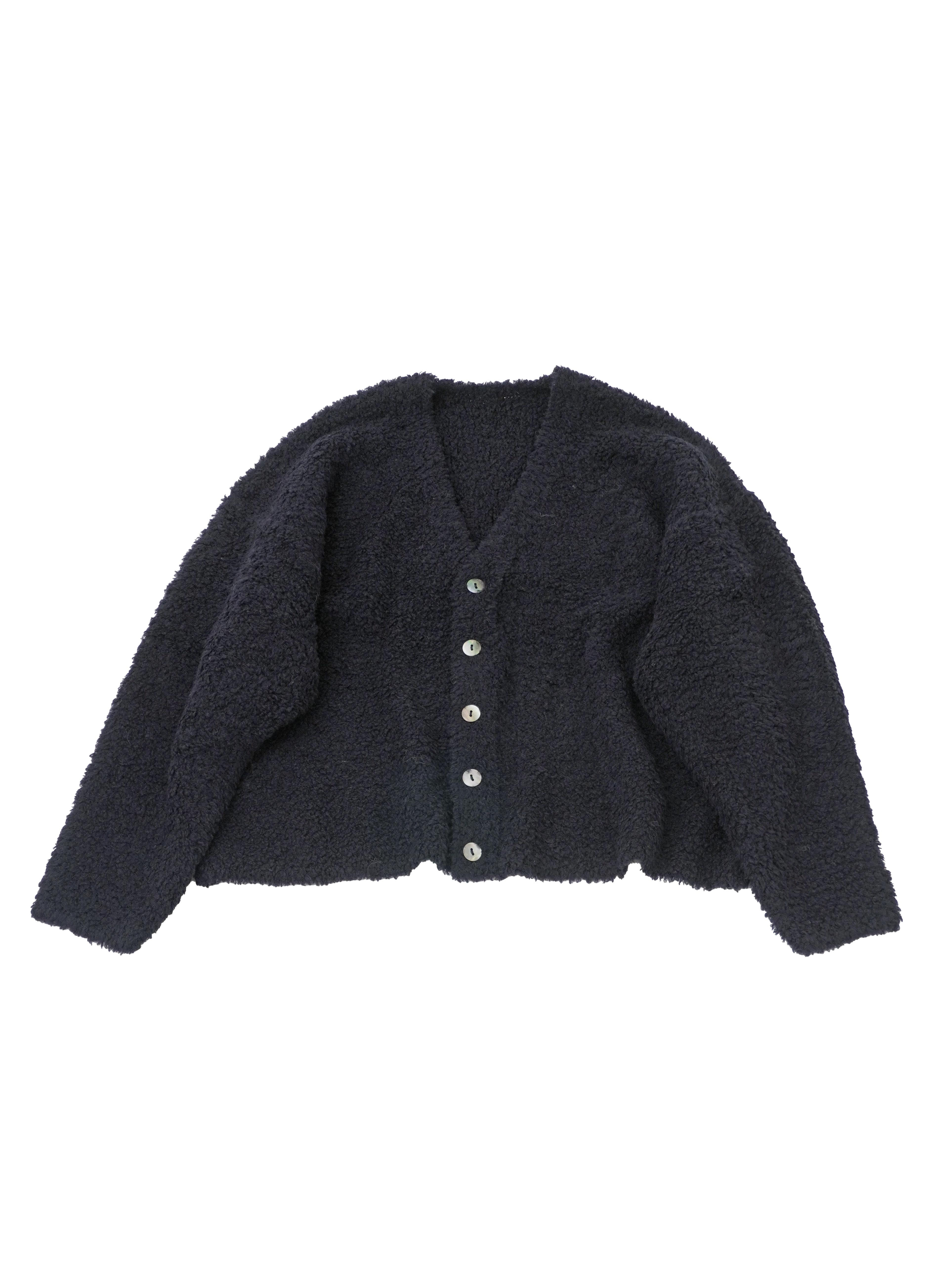 3Gウールナイロン モコモコカーディガン 3Gウールナイロン モコモコカーディガン