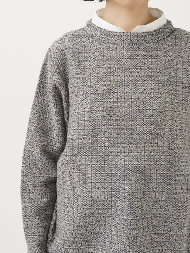 12Gウールジャガード プルオーバー