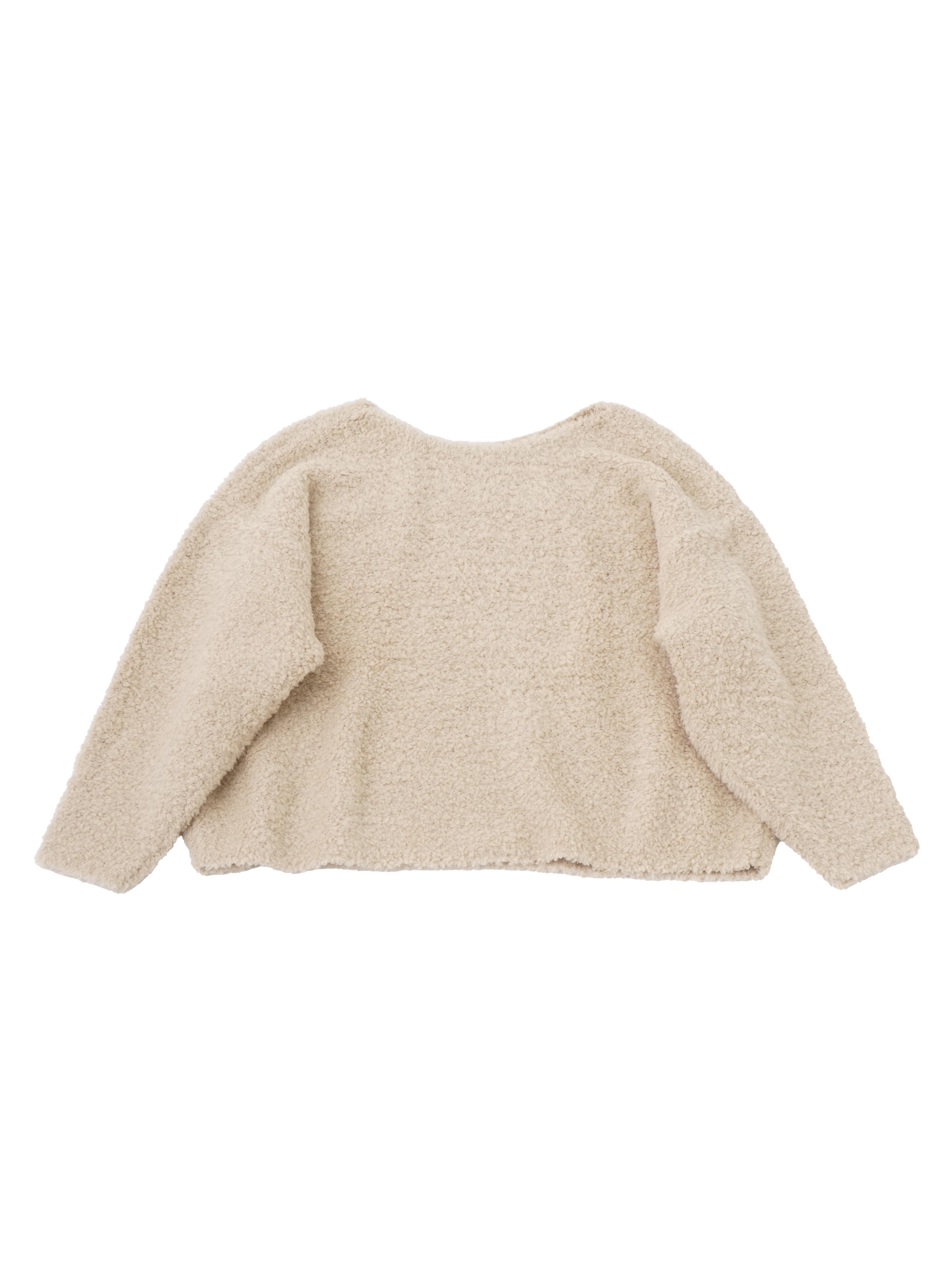 3Gウールナイロン モコモコプルオーバー