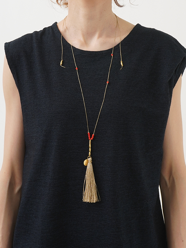 Fabien Ifirès　クラフト　タッセルレザーネックレス 楽天市場】NORTH WORKS ノースワークス フェザー ネックレス