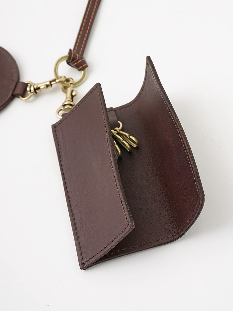 牛革 キーホルダーとミニ財布