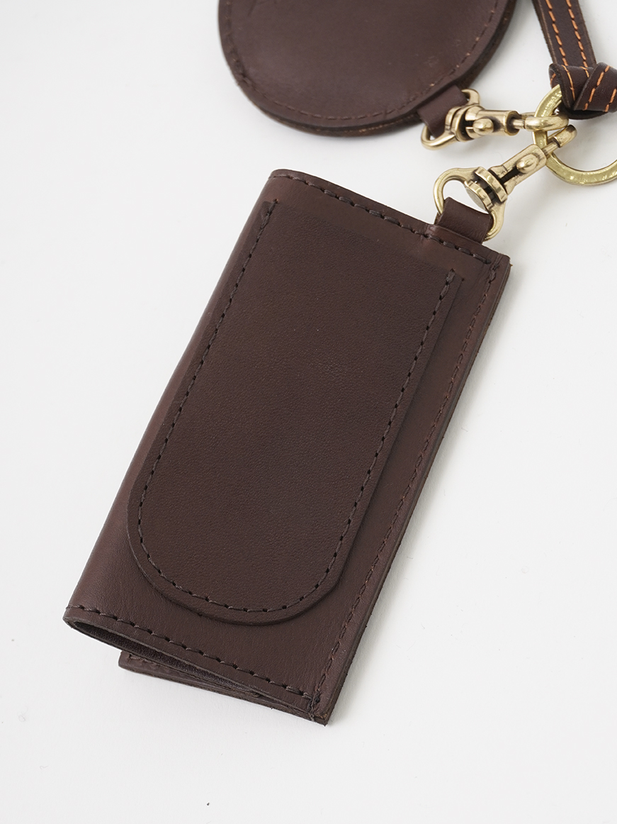 牛革 キーホルダーとミニ財布