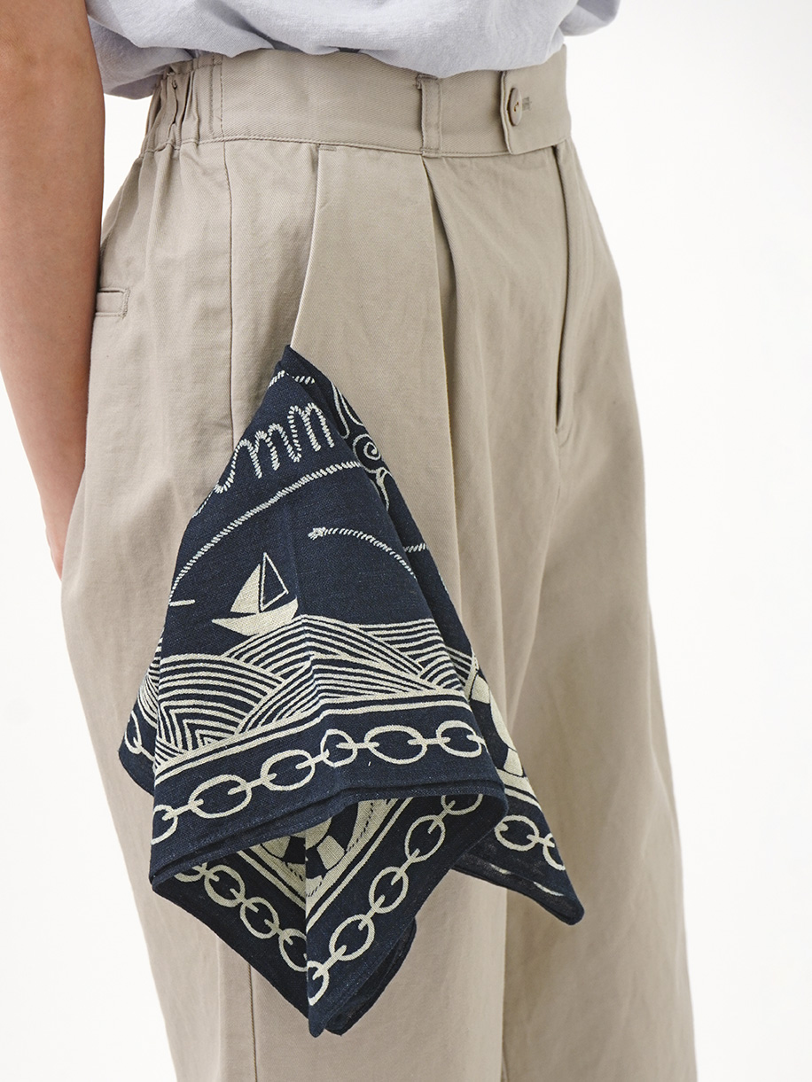 M バンダナサロン M エム バンダナサロン インディゴ INDIGO×FACE 別注  