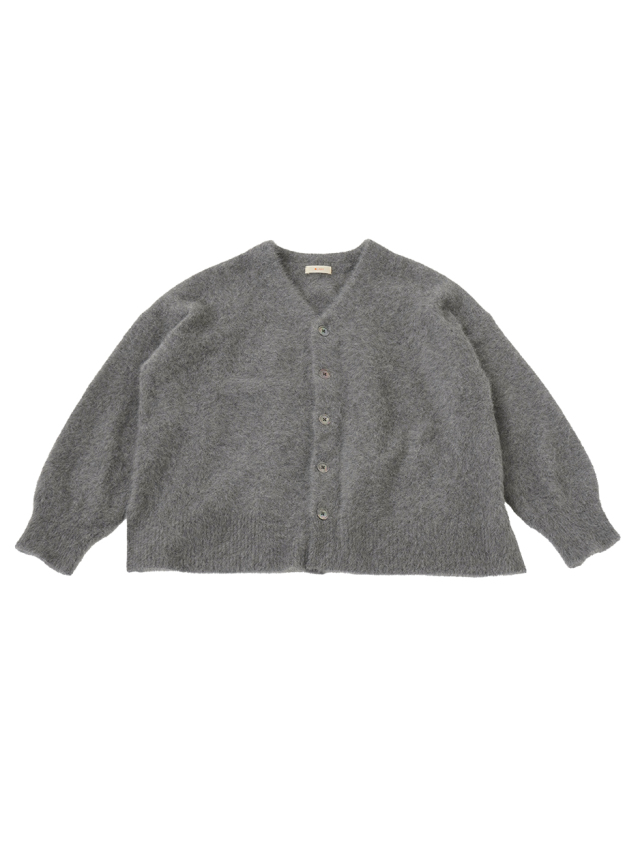 フォックスカシミヤＶネックカーディガン