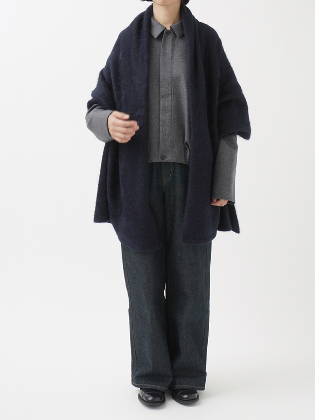 ナンバーナイン ラメニットストール 2本セット コットンカシミア ガンズ期 06 ナンバーナイン ラメニットストール 2本セット コットンカシミア