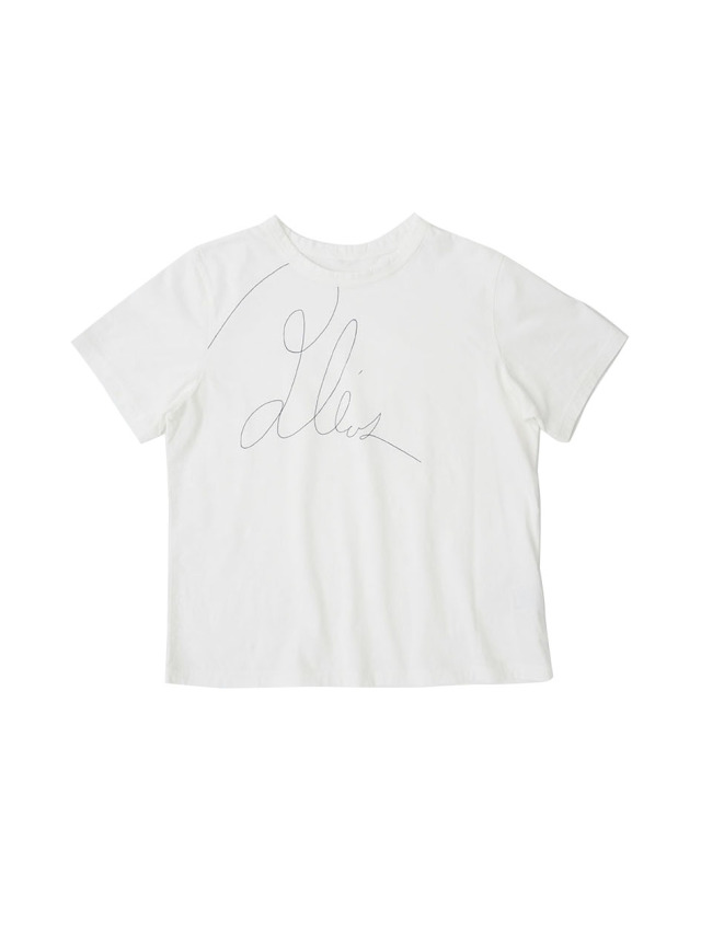 ３０ハイゲージ天竺大きなロゴプリントＴシャツ