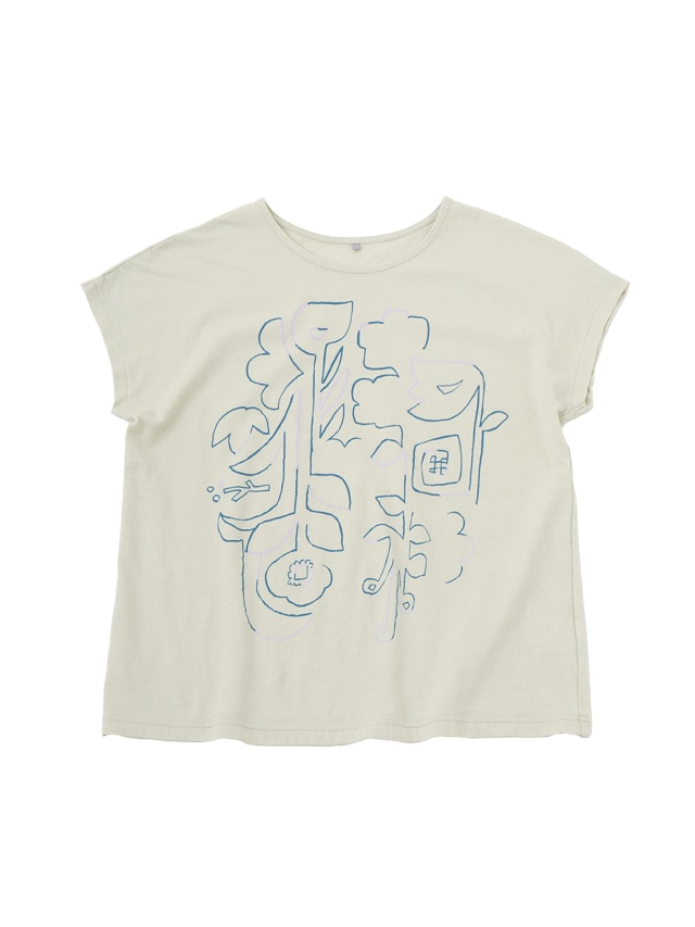 パラスパレス 半袖白Tシャツ 刺繍柄 L 和柄刺繍Tシャツ メンズ Tシャツ 半袖 和柄 刺繍 ユニセックス [品番