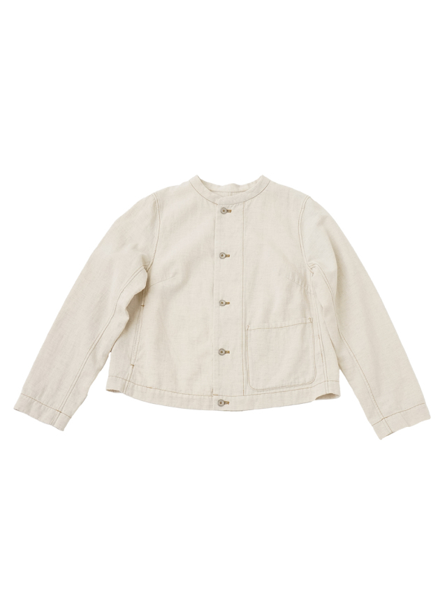 綿ヘンプ高密度ギャバ　シャツカバーオール