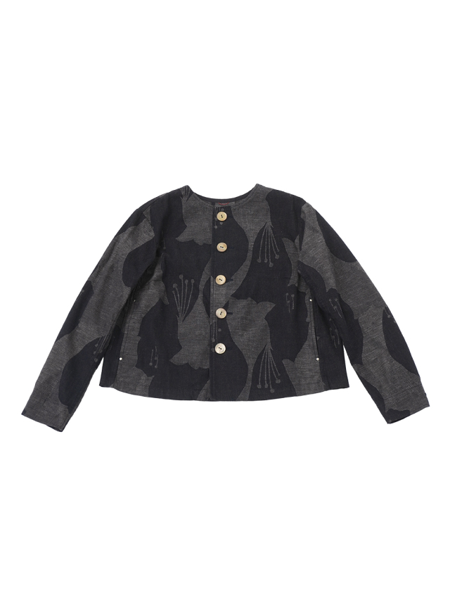 パラスパレス　ブラウス　新品 pal'las palace パラスパレス インディゴ染め コットン 半袖