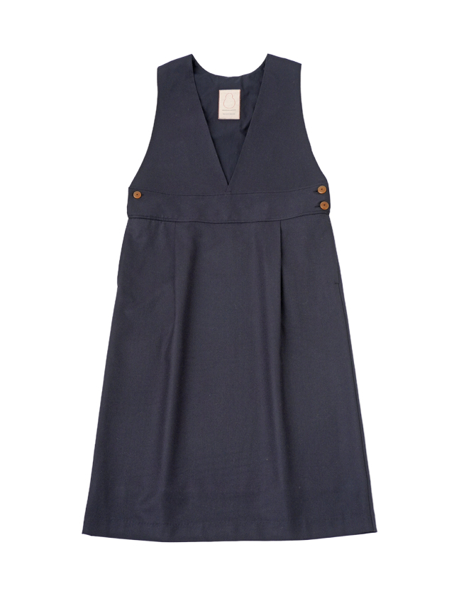 ２／６０ハイカウントフラノ　ジャンパースカート