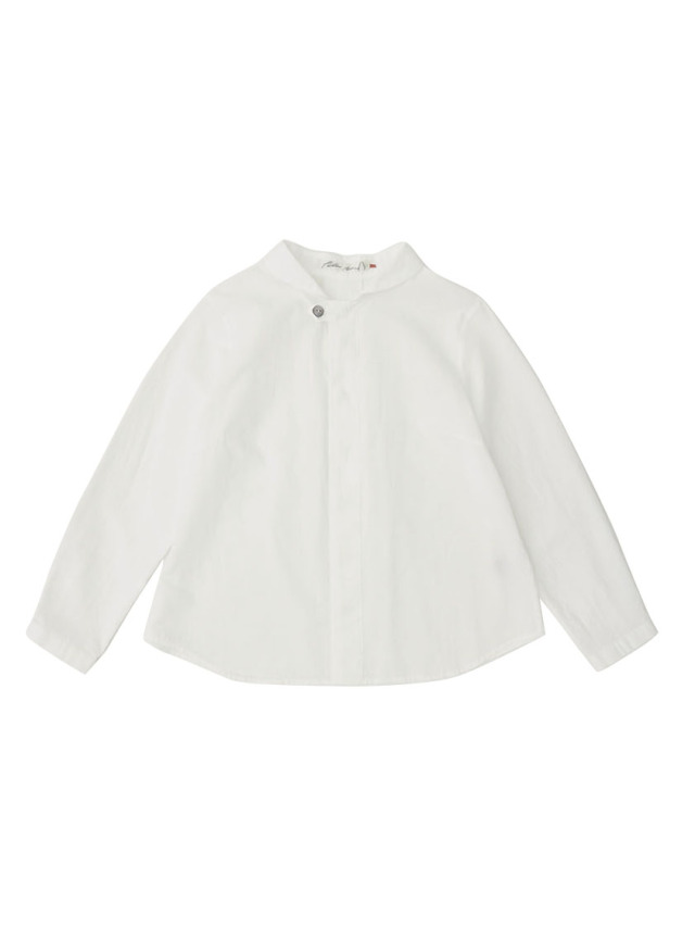 ６０／－ローン　ウィング襟シャツ