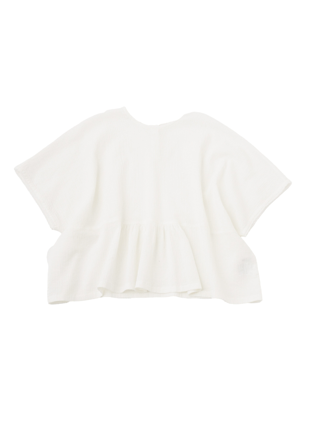 綿麻シアー楊柳 オーバーサイズプルオーバーシャツ