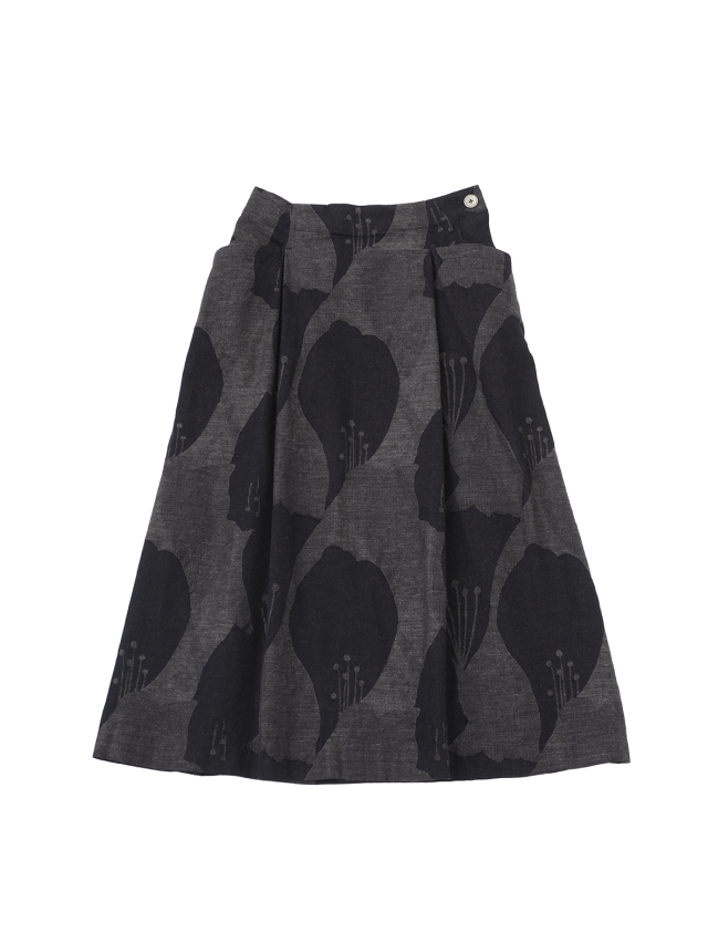 パラスパレス　ブラウス　新品 pal'las palace パラスパレス インディゴ染め コットン 半袖