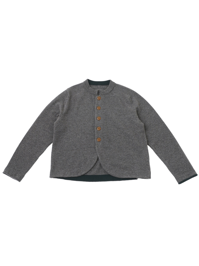 １２Ｇウルグアイウール　スタンド襟カーディガン