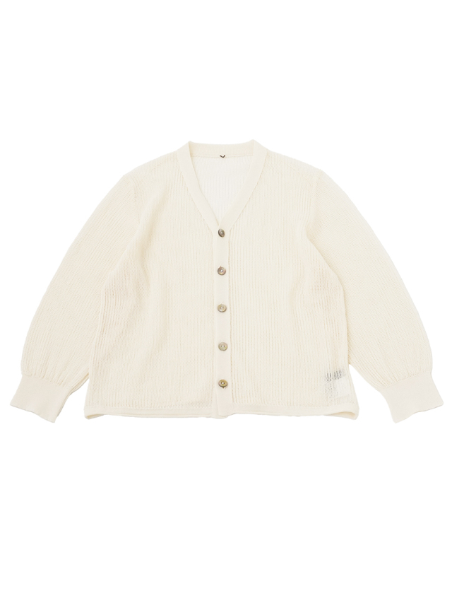 １４Ｇギマコットン　Ｖネックカーディガン