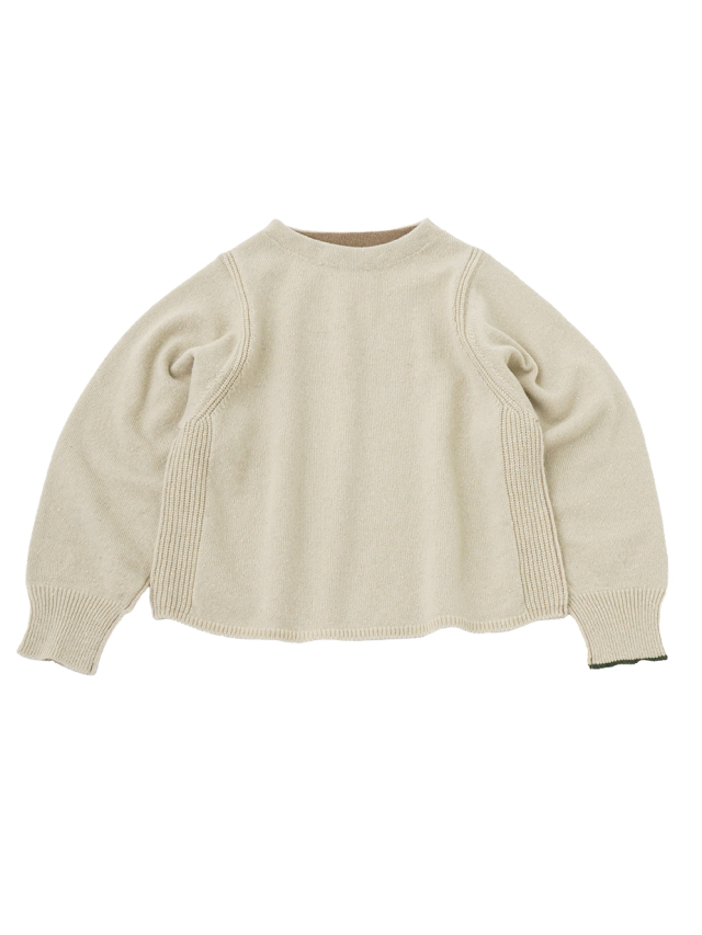 ８Ｇソフトローモンド　ボトル襟プルオーバー