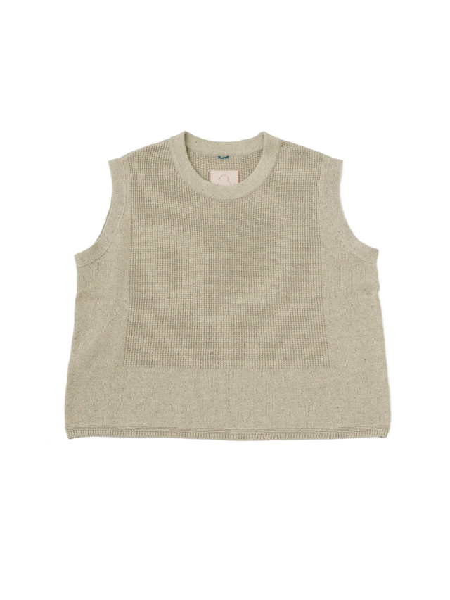 ７Ｇケンプニット　クルー襟ベスト