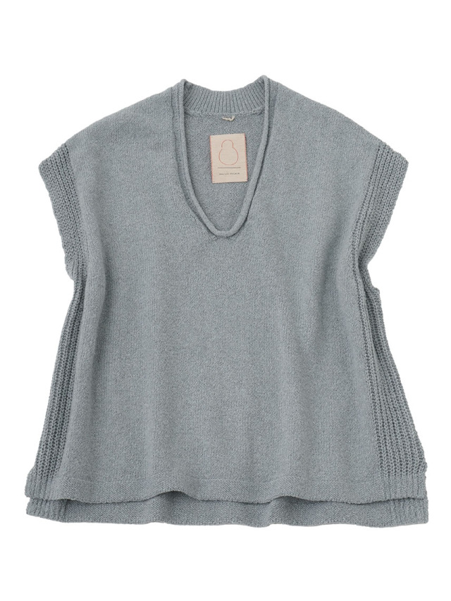 ５Ｇやわらかコットン　オーバーサイズベストネックベスト