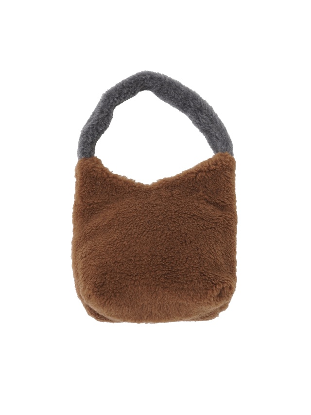 ウールボア　ワンハンドルバッグ