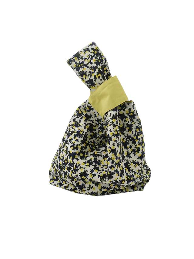 ２０／－シーチングエゾタンポポ柄　バッグ