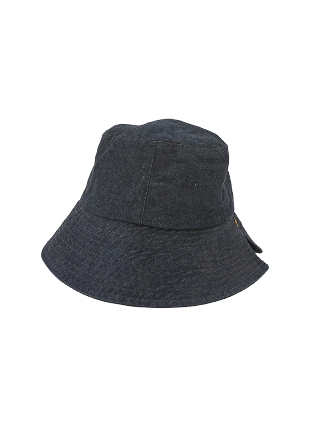 ２０／－ムラ糸ダンガリー　スリットバケットハット
