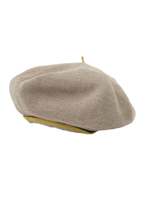 15/1ギマコットンリバーシブルニットベレー