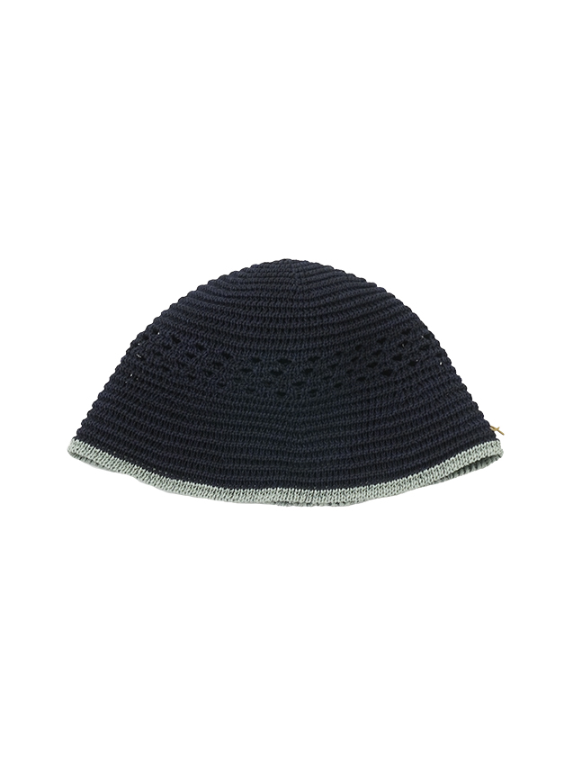 15／1ギマコットン透かし編みニットハット