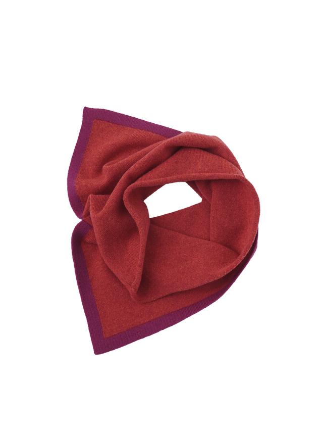 ２／２０ラムウール　かたっぽスリットスヌード