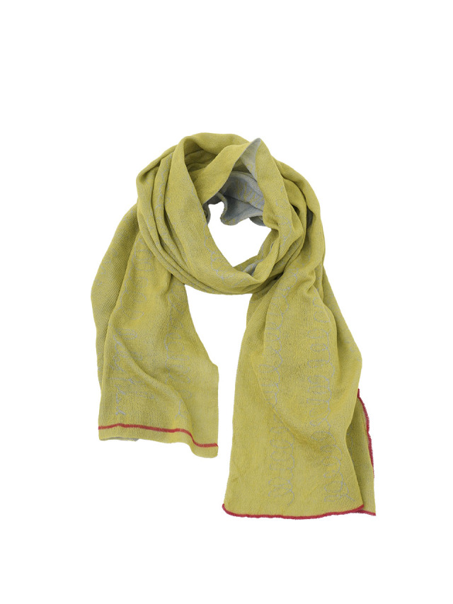 ６５／２綿　春めきくるくる柄ニットＪＱストール