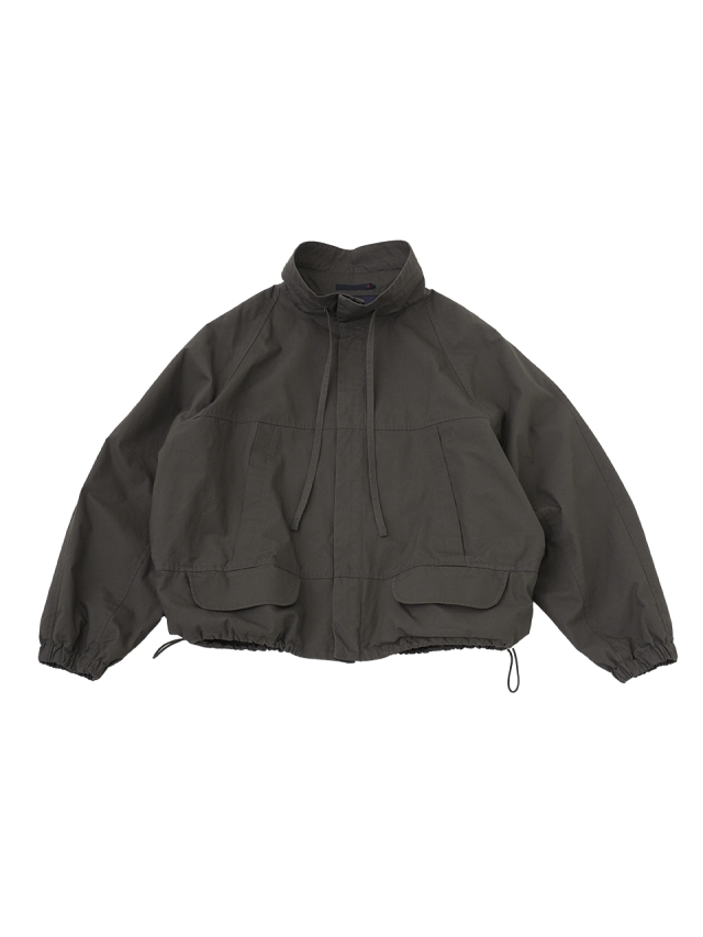 高密度コンパクト馬布ピーチ ジップアップブルゾン