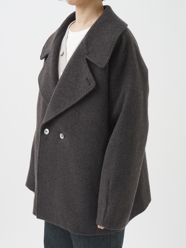 ラムウールビーバー ゆったりPコート
