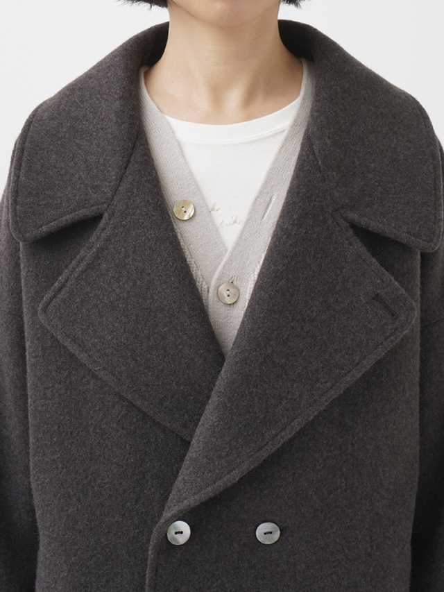 ラムウールビーバー ゆったりPコート