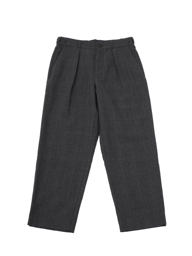 グレンチェック　テーパードパンツ