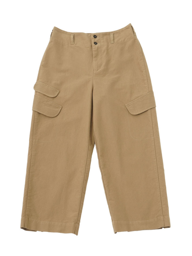 ライトモールスキンスエードストレッチ　カーゴパンツ