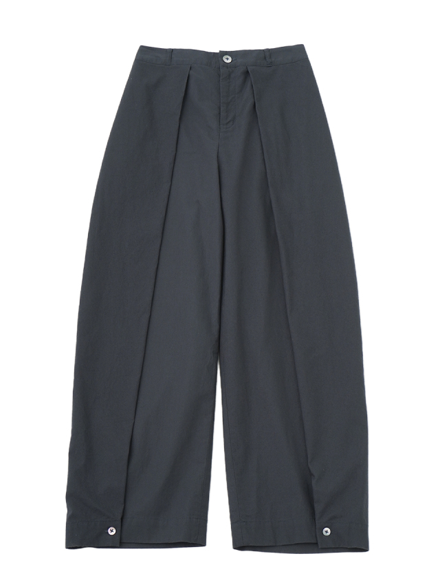 ２０／１ポプリン　コクーンドレープパンツ