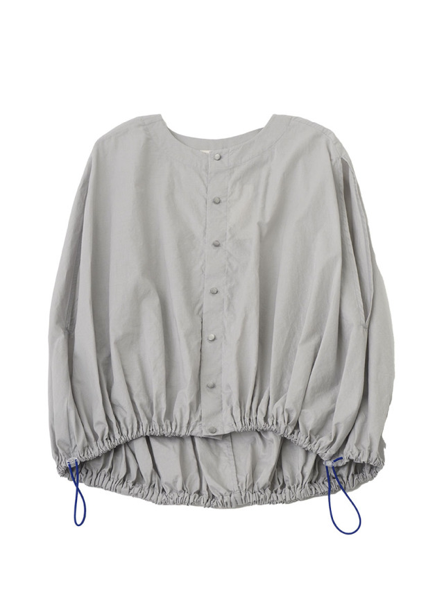 ６０／－ローン　裾絞りバルーンブラウス