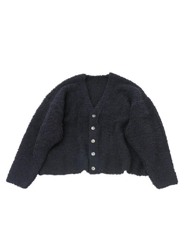 3Gウールナイロン モコモコカーディガン