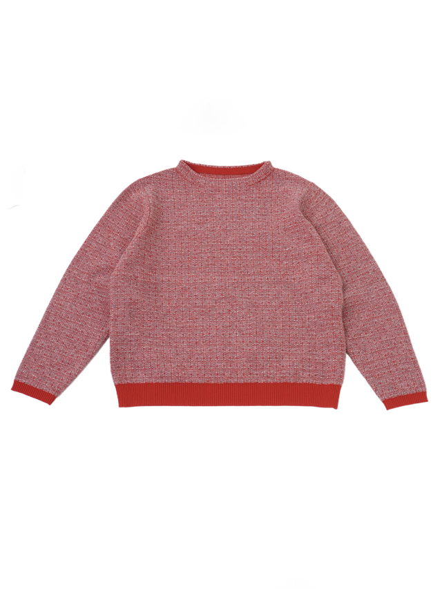 １２Ｇウールジャガード　プルオーバー