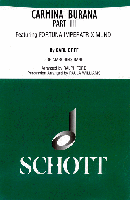 【マーチング 楽譜】「カルミナ・ブラーナ」パート３（エンディング）