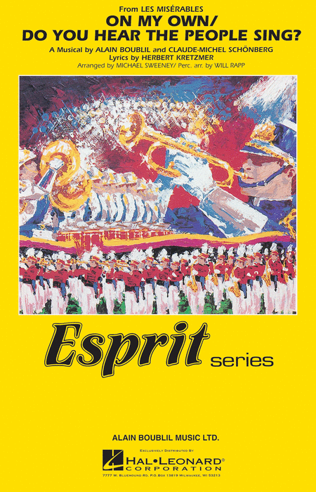 【マーチング 楽譜】「レ・ミゼラブル」より「オン・マイ・オウン/民衆の歌」