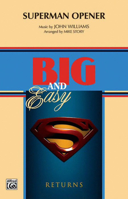【マーチング 楽譜】「スーパーマン」オープナー（同名映画より）