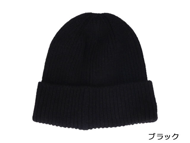 CASTANOカシミヤ リブニット 文二郎帽子店