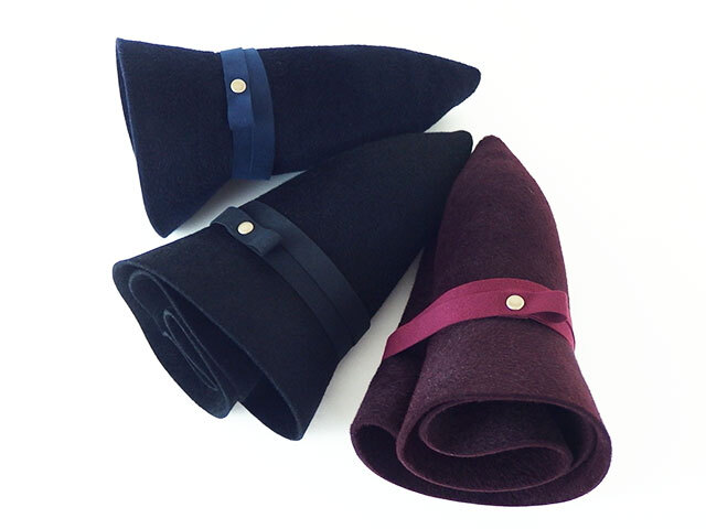 Amanaファー ロールハット 文二郎帽子店